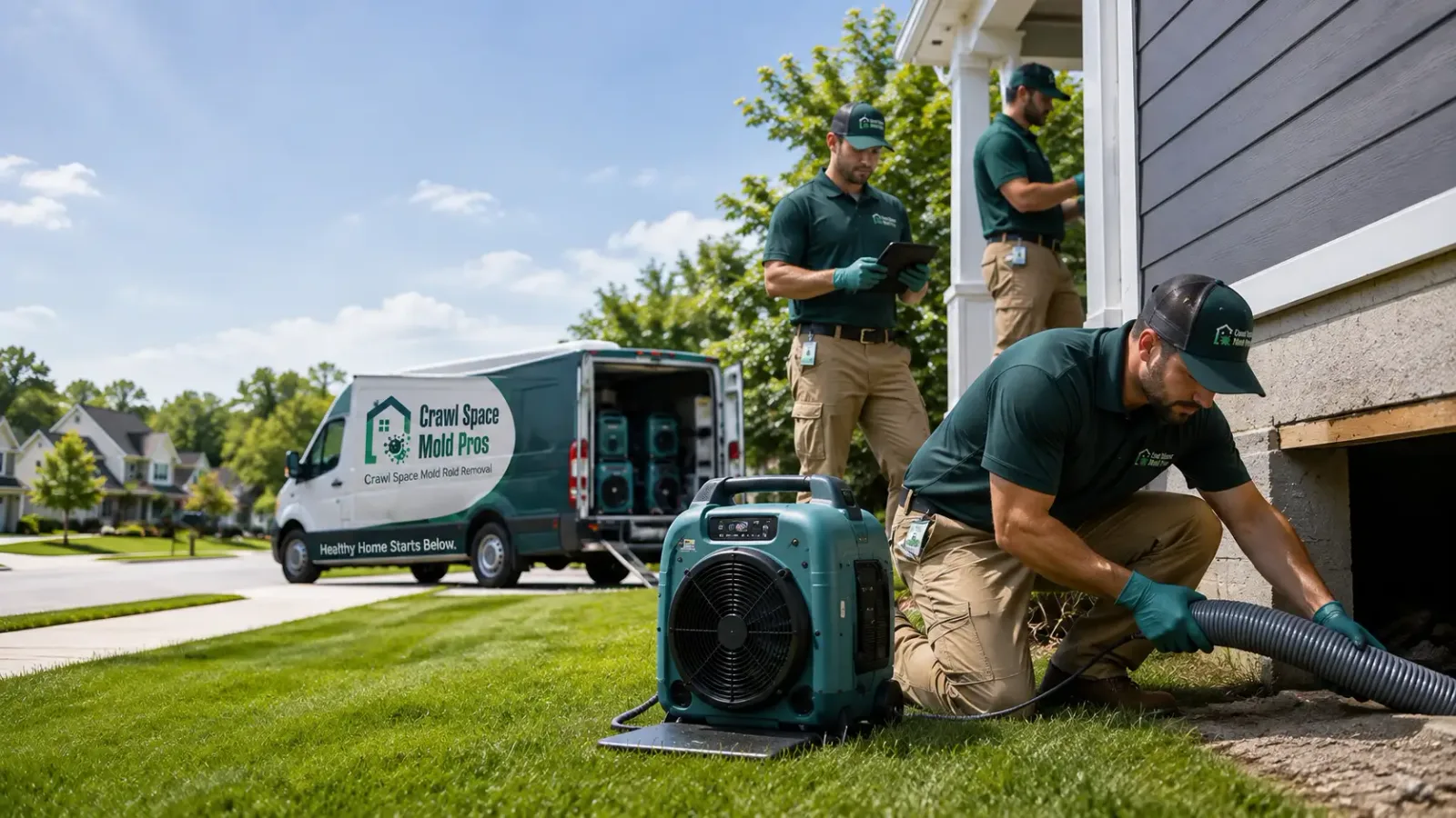Crawl Space Mold Removal in Bass Lake, CA